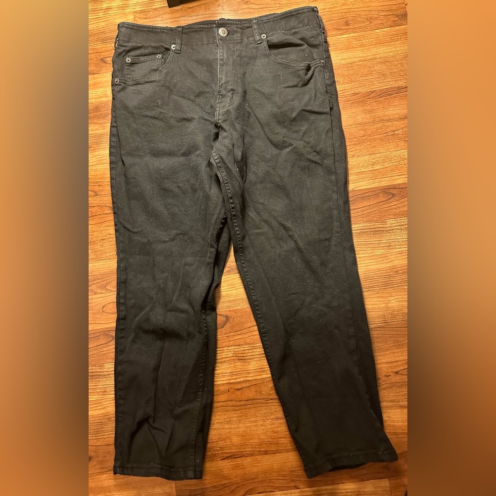 Mens architect active flex, slim, cut, black jeans Size 36 X 29